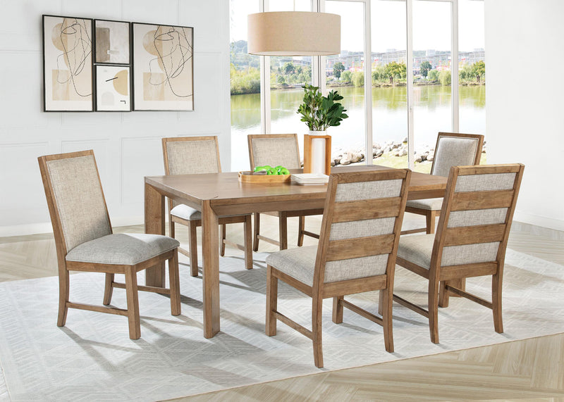 Bruner 72-inch Rectangular Wood Dining Table Natural Brown - 109101