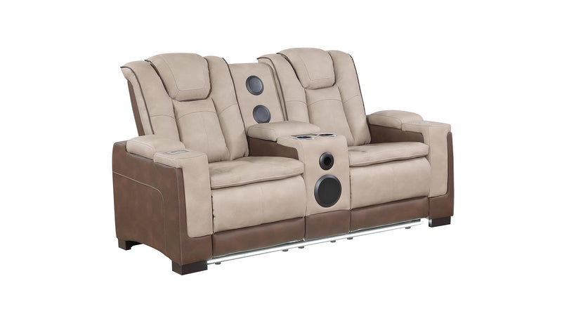 Bruno Loveseat Brown - Bruno Loveseat Brown