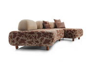 Bubble Sectional Sofa in Brown - 200-ELI-BUB-DSN-112-T-881-S