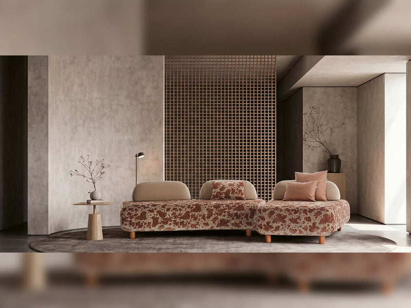 Bubble Sectional Sofa in Brown - 200-ELI-BUB-DSN-112-T-881-S