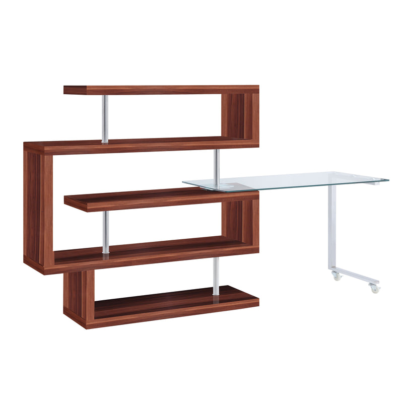 Buck II Writing Desk W/Bookshelf - 93183