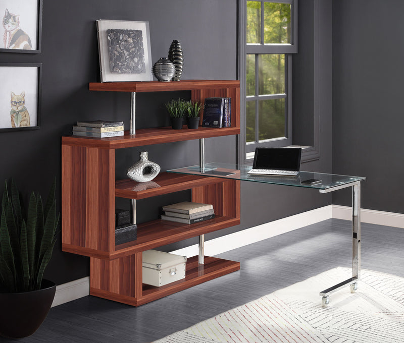 Buck II Writing Desk W/Bookshelf - 93183