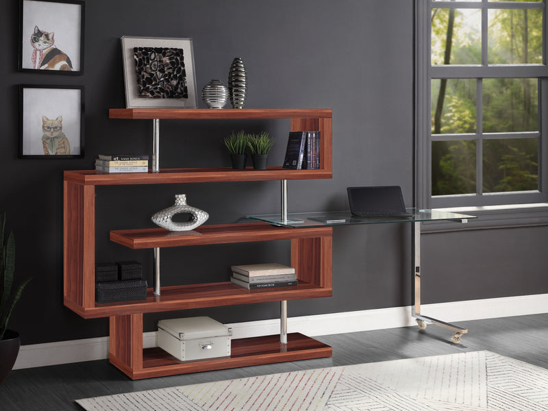 Buck II Writing Desk W/Bookshelf - 93183