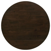 Bucknell 3-piece Round Drop Leaf Dining Table Set Cappuccino - 130005