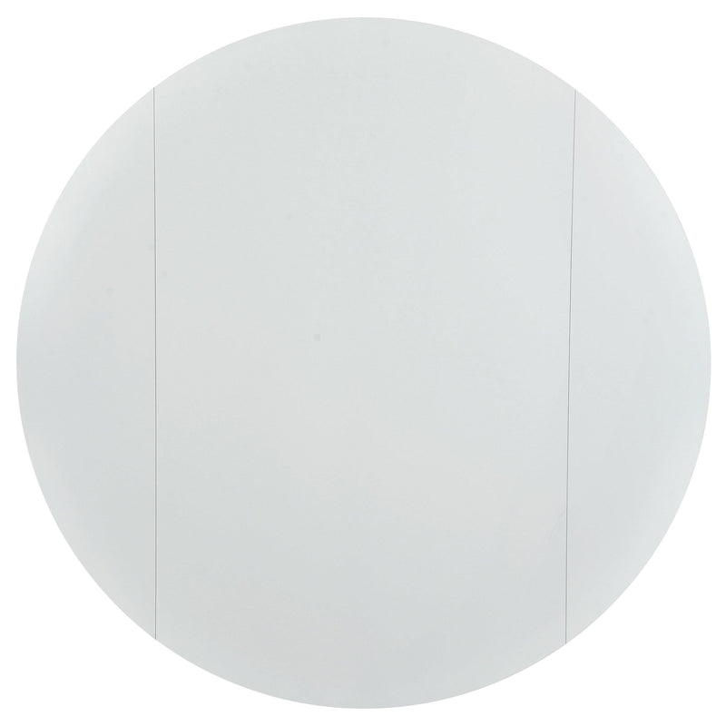 Bucknell 3-piece Round Drop Leaf Dining Table Set White - 130005WHT