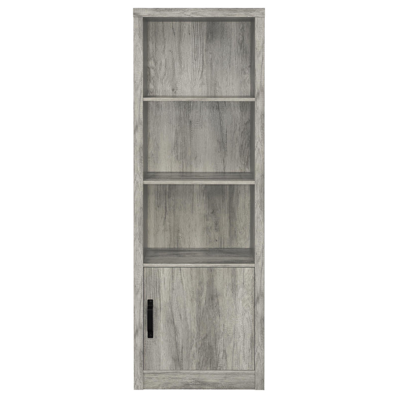 Burke 3-piece 59-inch TV Entertainment Center Grey Driftwood - 701024-SET