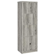 Burke 3-piece 59-inch TV Entertainment Center Grey Driftwood - 701024-SET