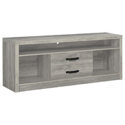 Burke 3-piece 59-inch TV Entertainment Center Grey Driftwood - 701024-SET