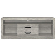 Burke 3-piece 59-inch TV Entertainment Center Grey Driftwood - 701024-SET