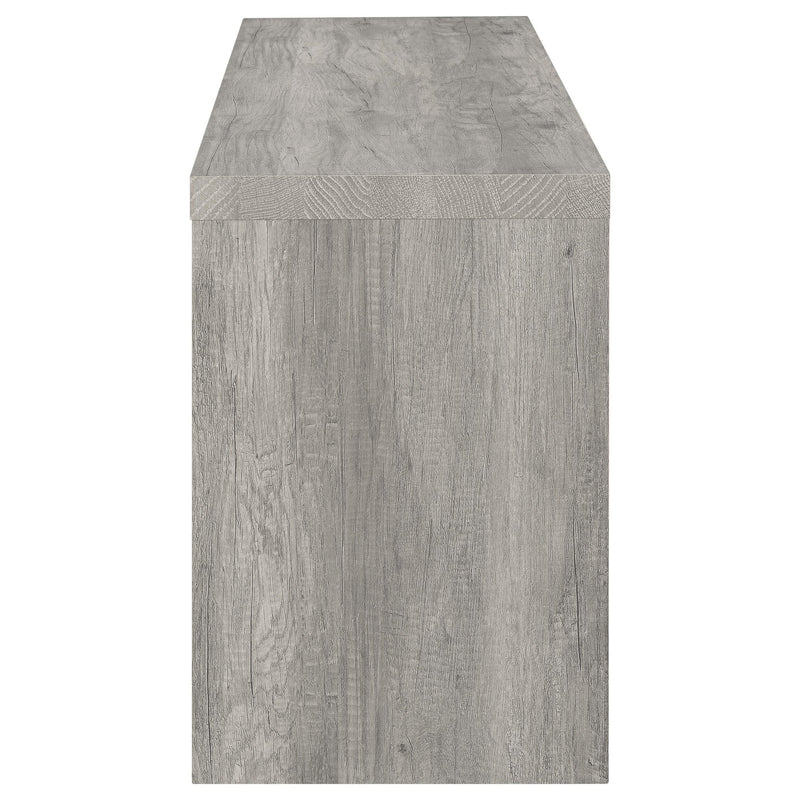 Burke 3-piece 59-inch TV Entertainment Center Grey Driftwood - 701024-SET