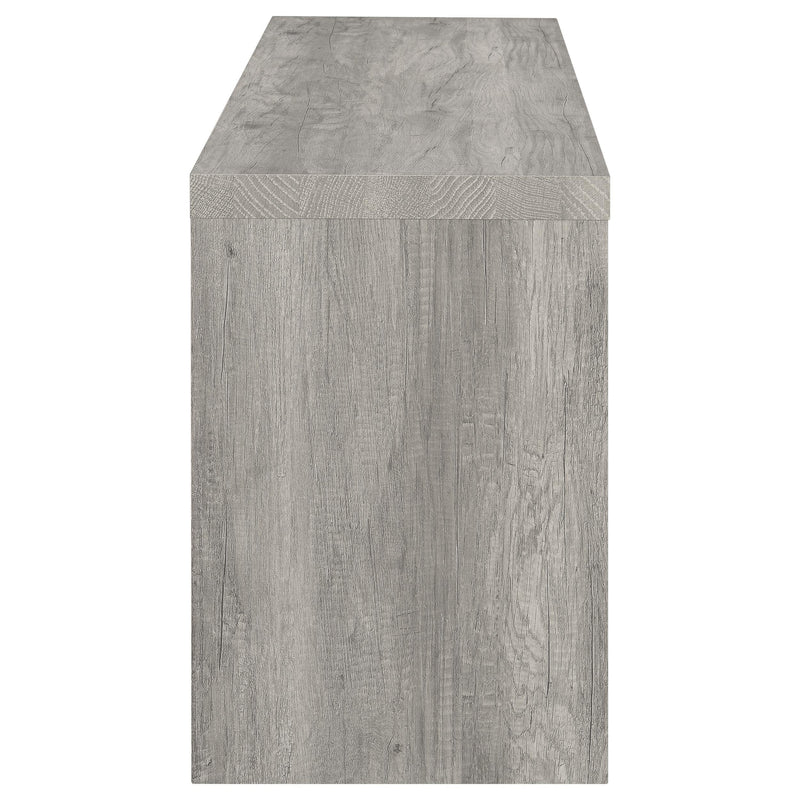Burke 3-piece 59-inch TV Entertainment Center Grey Driftwood - 701024-SET