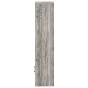 Burke 4-shelf Engineered Wood Media Tower Grey Driftwood - 707726