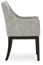Burkhaus Dark Brown Dining Arm Chair (Set of 2) - D984-01AX2