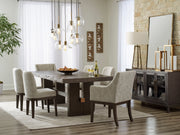 Burkhaus Dark Brown Extendable Dining Set - DMV FurnitureDining Room Set
