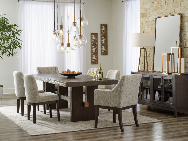Burkhaus Dark Brown Extendable Dining Set - DMV FurnitureDining Room Set