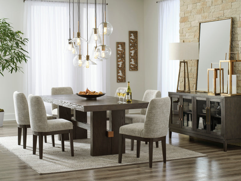 Burkhaus Dark Brown Extendable Dining Set - DMV FurnitureDining Room Set