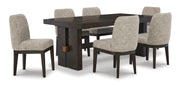 Burkhaus Dark Brown Extendable Dining Set - DMV FurnitureDining Room Set