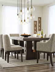 Burkhaus Dark Brown Extendable Dining Set - DMV FurnitureDining Room Set