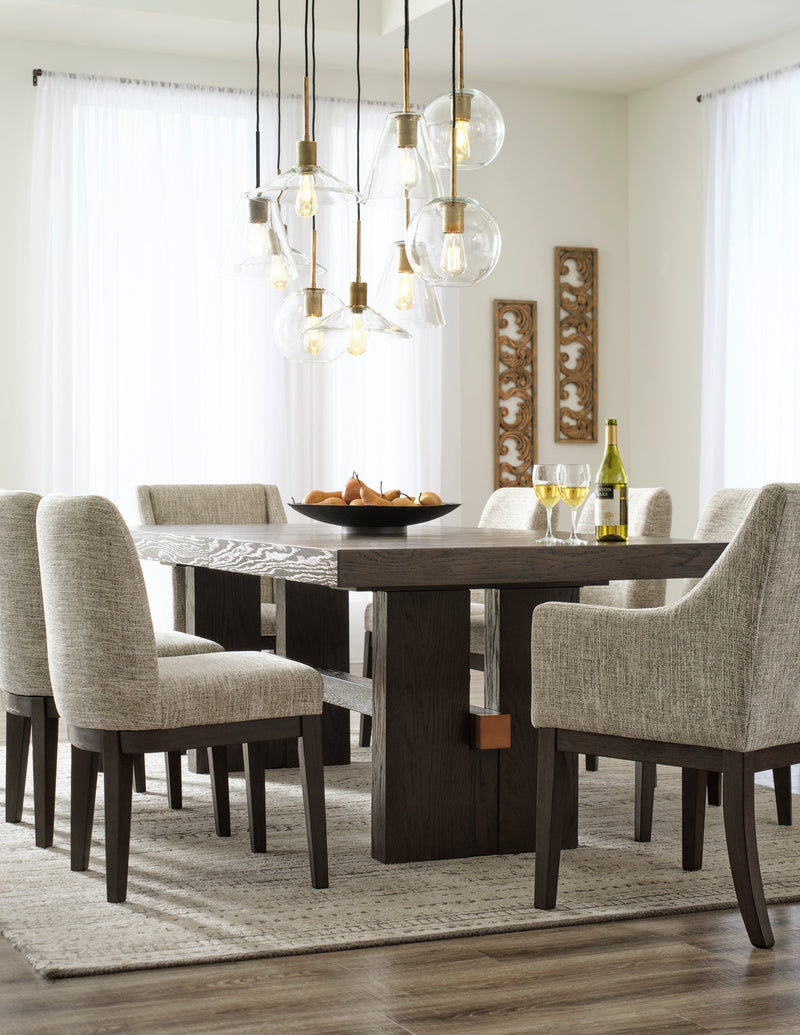 Burkhaus Dark Brown Extendable Dining Set - DMV FurnitureDining Room Set