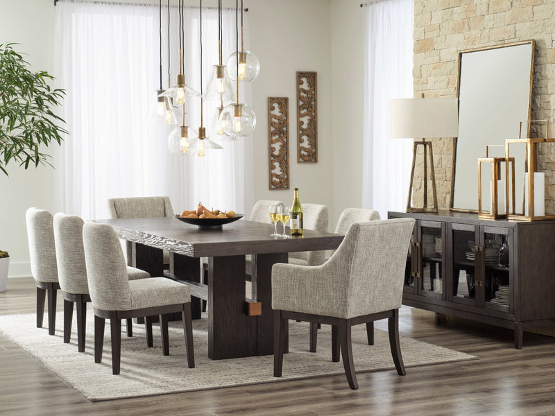 Burkhaus Dark Brown Extendable Dining Set - DMV FurnitureDining Room Set