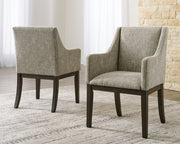 Burkhaus Dark Brown Extendable Upholstered Dining Set - DMV FurnitureDining Room Set