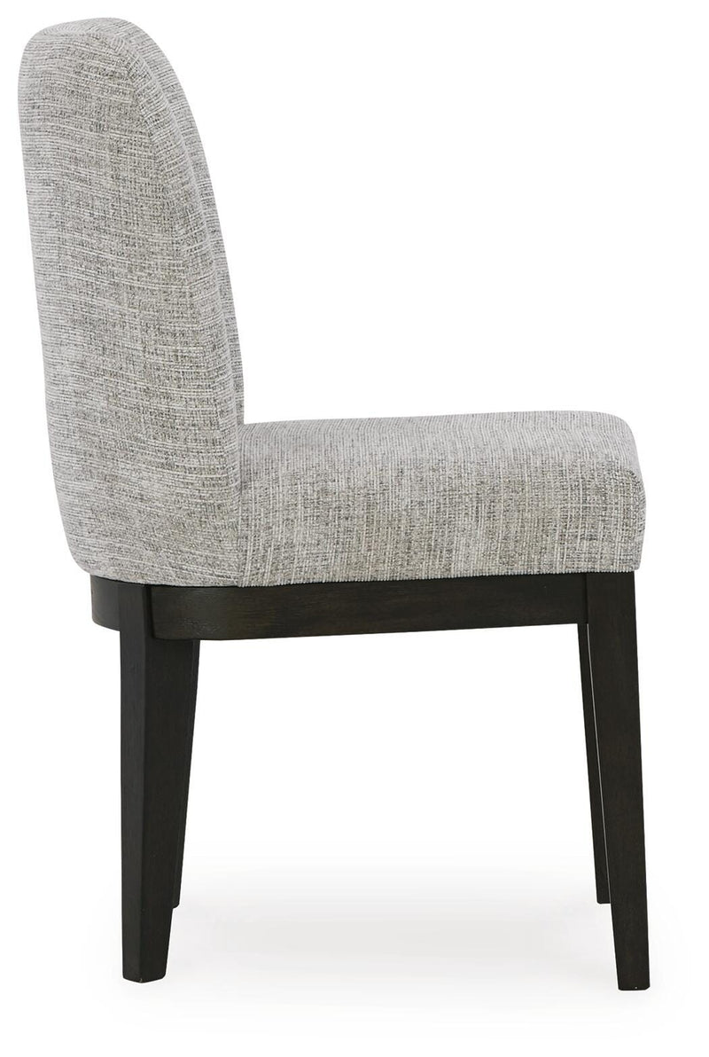 Burkhaus Dining Table and 6 Chairs in Dark Brown - PKG023626