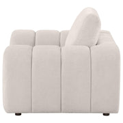 Burnett Chenille Upholstered Accent Chair Ivory - 504957