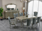 Buse 78" Wide 4 Door Buffet With Mirror - Buffets & Sideboards