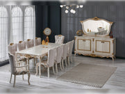 Buse Diningroom Consol With Mirror Cream - 115-BUS-HM571-CONWM