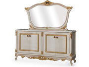 Buse Diningroom Consol With Mirror Cream - 115-BUS-HM571-CONWM