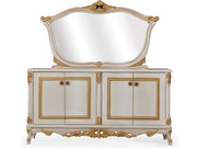 Buse Diningroom Consol With Mirror Cream - 115-BUS-HM571-CONWM