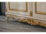 Buse Diningroom Consol With Mirror Cream - 115-BUS-HM571-CONWM