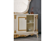 Buse Diningroom Consol With Mirror Cream - 115-BUS-HM571-CONWM