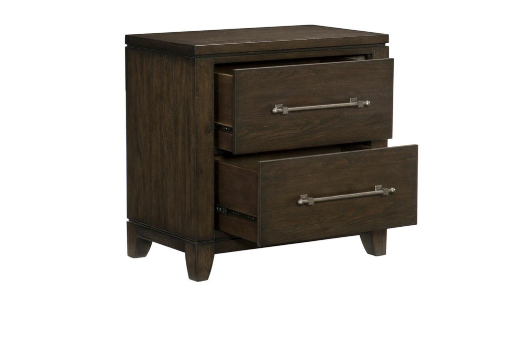 Griggs 6 Piece Queen Bedroom Set In Dark Brown 1669-1-6Set | Homelegance