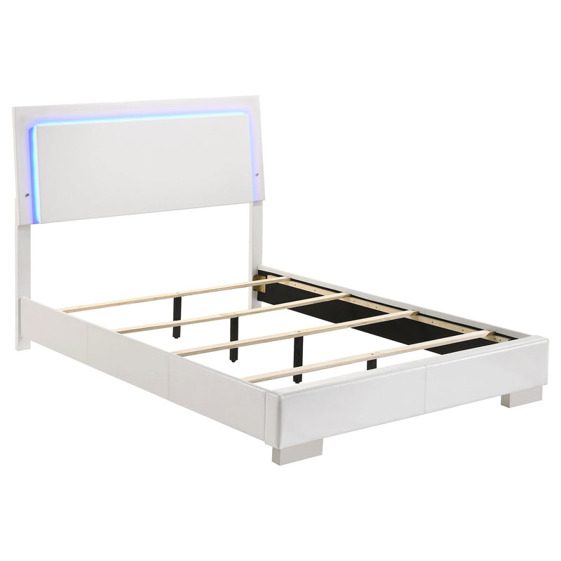 Felicity Panel Bed with LED Lighting
