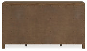 Cabalynn California King Panel Bed with Dresser in Light Brown - PKG019236