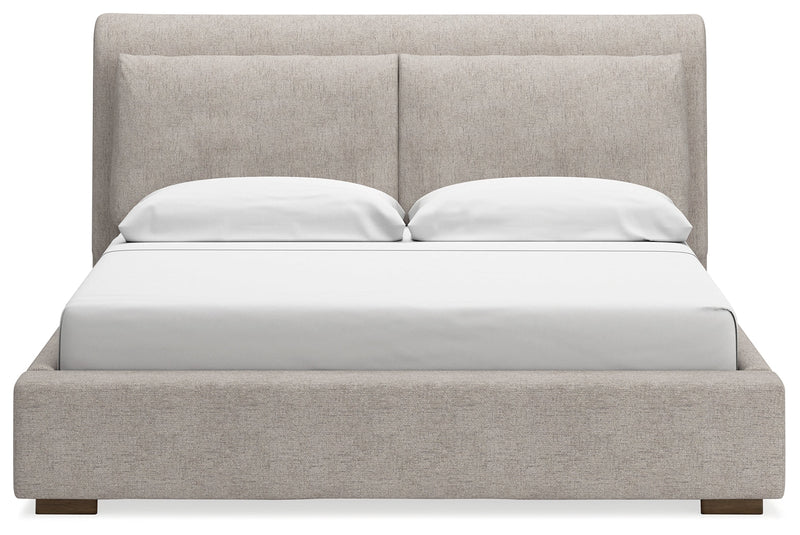 Cabalynn Light Brown Upholstered Panel Bedroom Set from Ashley - DMV Furniture