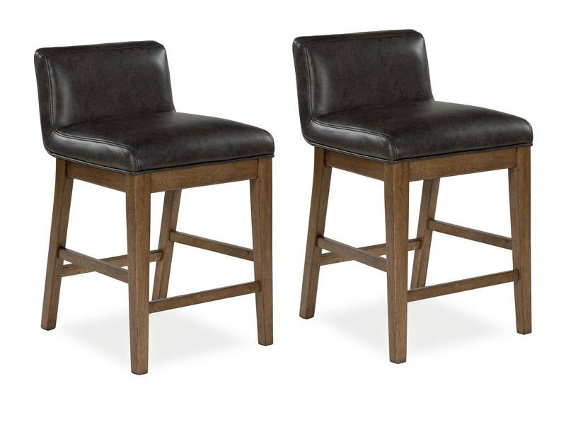 Cabalynn Light Brown Counter Height Barstool (Set of 2) - D974-124X2