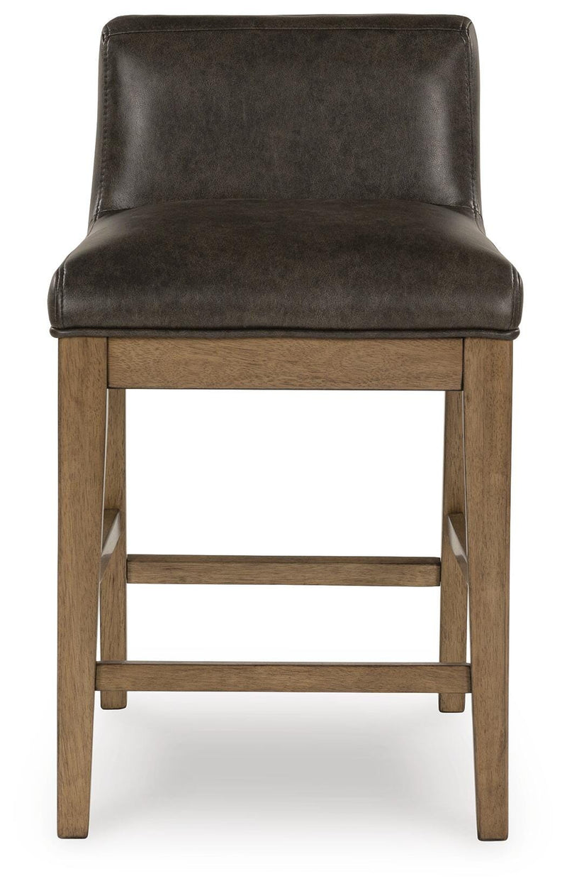 Cabalynn Light Brown Counter Height Barstool (Set of 2) - D974-124X2