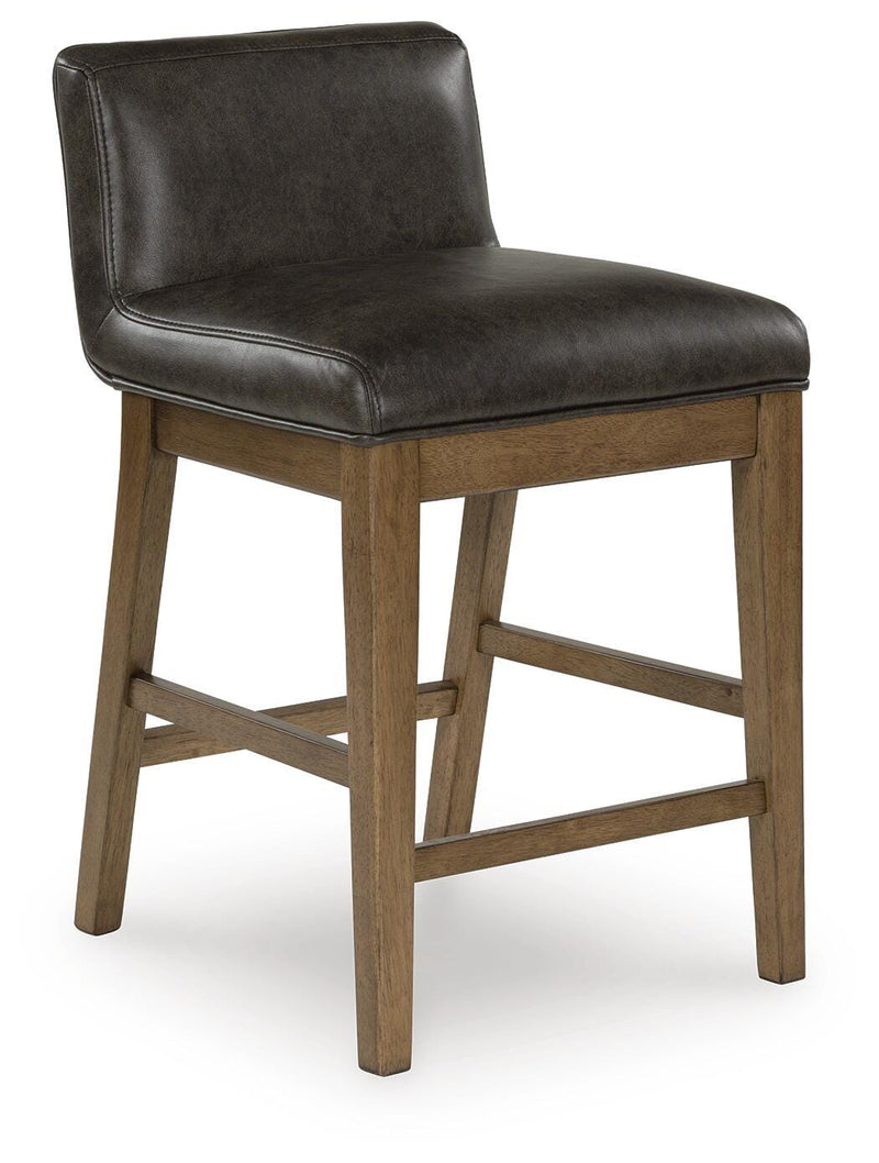Cabalynn Light Brown Counter Height Barstool (Set of 2) - D974-124X2