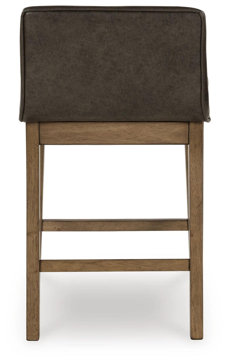 Cabalynn Light Brown Counter Height Barstool (Set of 2) - D974-124X2