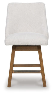 Cabalynn Light Brown Counter Height Barstool (Set of 2) - D974-324X2
