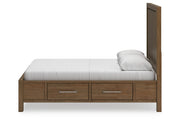 Cabalynn Light Brown Queen Panel Bed with Storage - DMV FurnitureQueen Bed