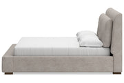Cabalynn Light Brown Queen Upholstered Bed - DMV FurnitureQueen Bed