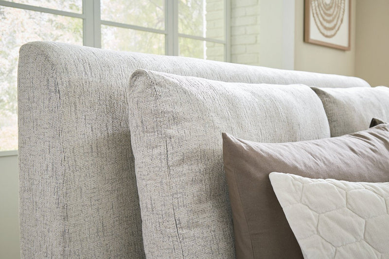 Cabalynn Light Brown Queen Upholstered Bed - DMV FurnitureQueen Bed