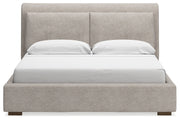 Cabalynn Light Brown Queen Upholstered Bed - DMV FurnitureQueen Bed