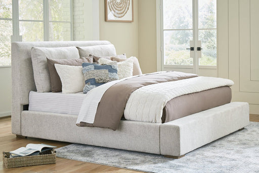 Cabalynn Light Brown Queen Upholstered Bed - DMV FurnitureQueen Bed