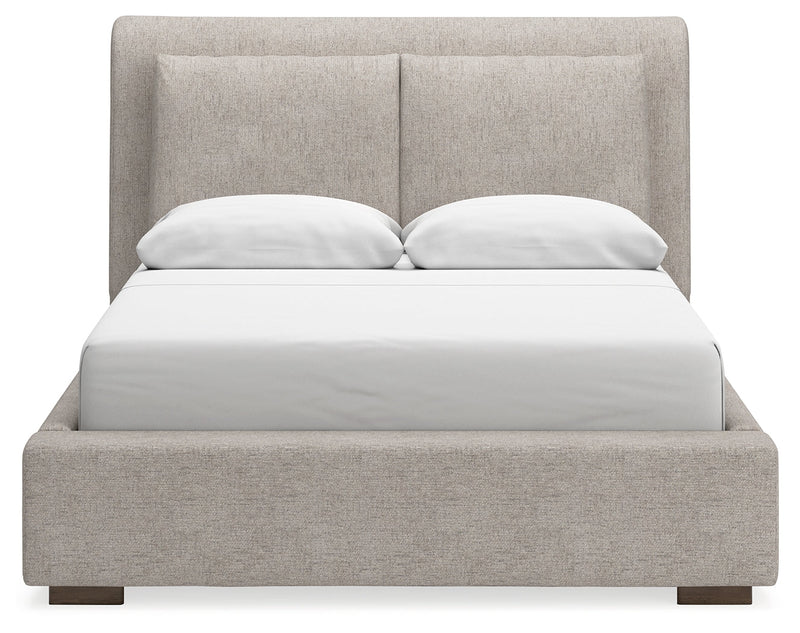 Cabalynn Light Brown Upholstered Panel Bedroom Set from Ashley - DMV Furniture