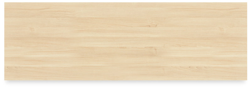 Cabinella Full Panel Headboard with Dresser and 2 Nightstands in Tan - PKG017213