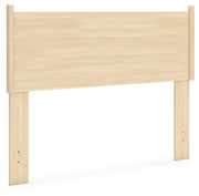 Cabinella Full Panel Headboard with Dresser and Nightstand in Tan - PKG017216